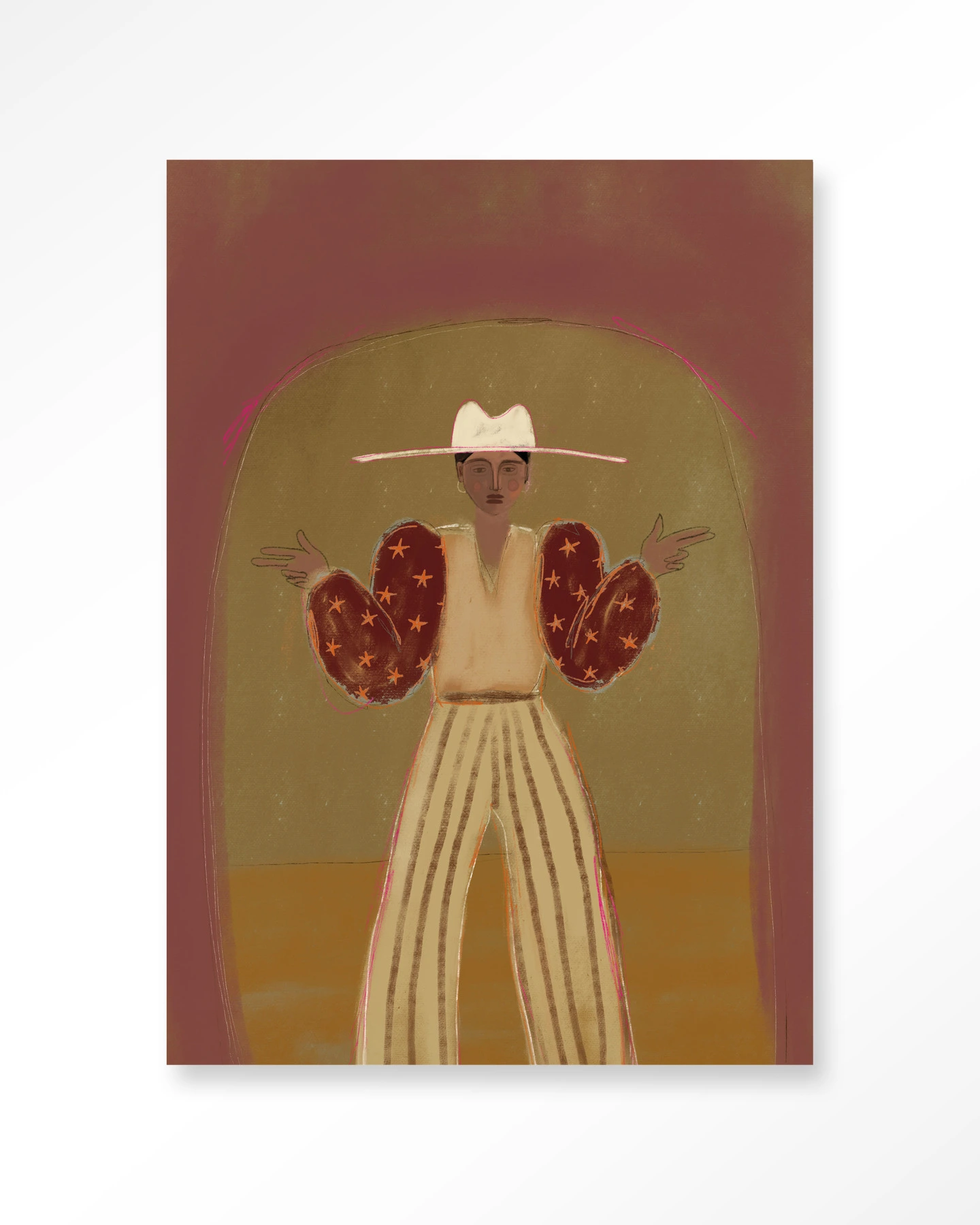 STEL ZELF SAMEN - Wanddeco Pieuw Pieuw Burgundy STEL ZELF SAMEN - Wanddeco Pieuw Pieuw Burgundy