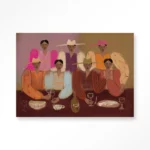 STEL ZELF SAMEN - Wanddeco The Dinner Club