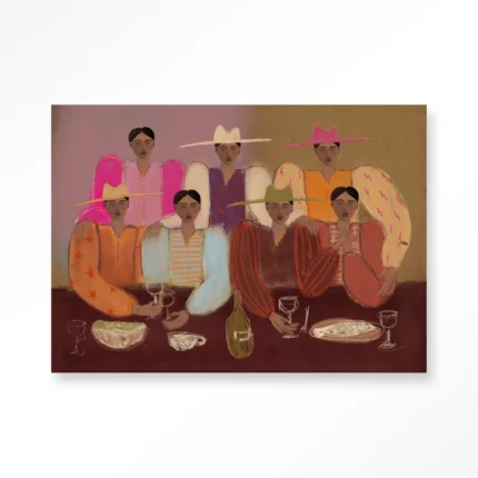 STEL ZELF SAMEN - Wanddeco The Dinner Club