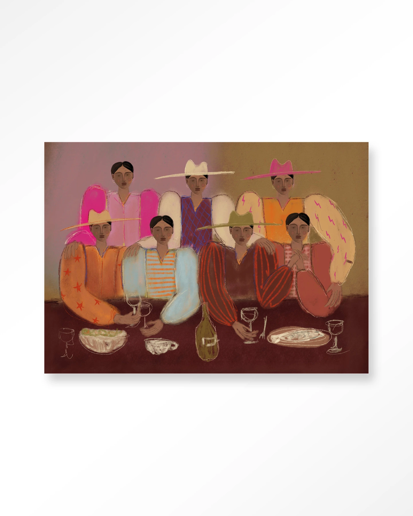 STEL ZELF SAMEN - Wanddeco The Dinner Club STEL ZELF SAMEN - Wanddeco The Dinner Club