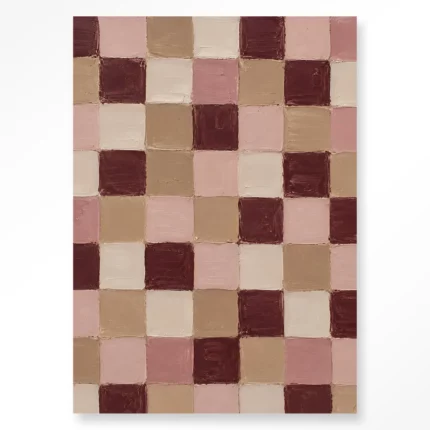 STEL ZELF SAMEN - Wanddeco Pink Blocks