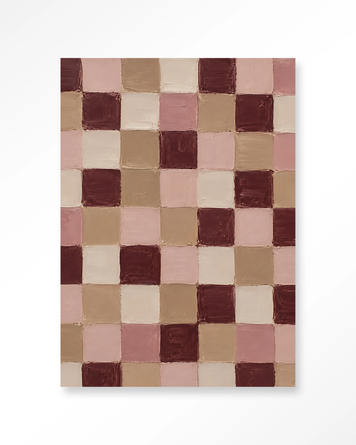STEL ZELF SAMEN - Wanddeco Pink Blocks STEL ZELF SAMEN - Wanddeco Pink Blocks