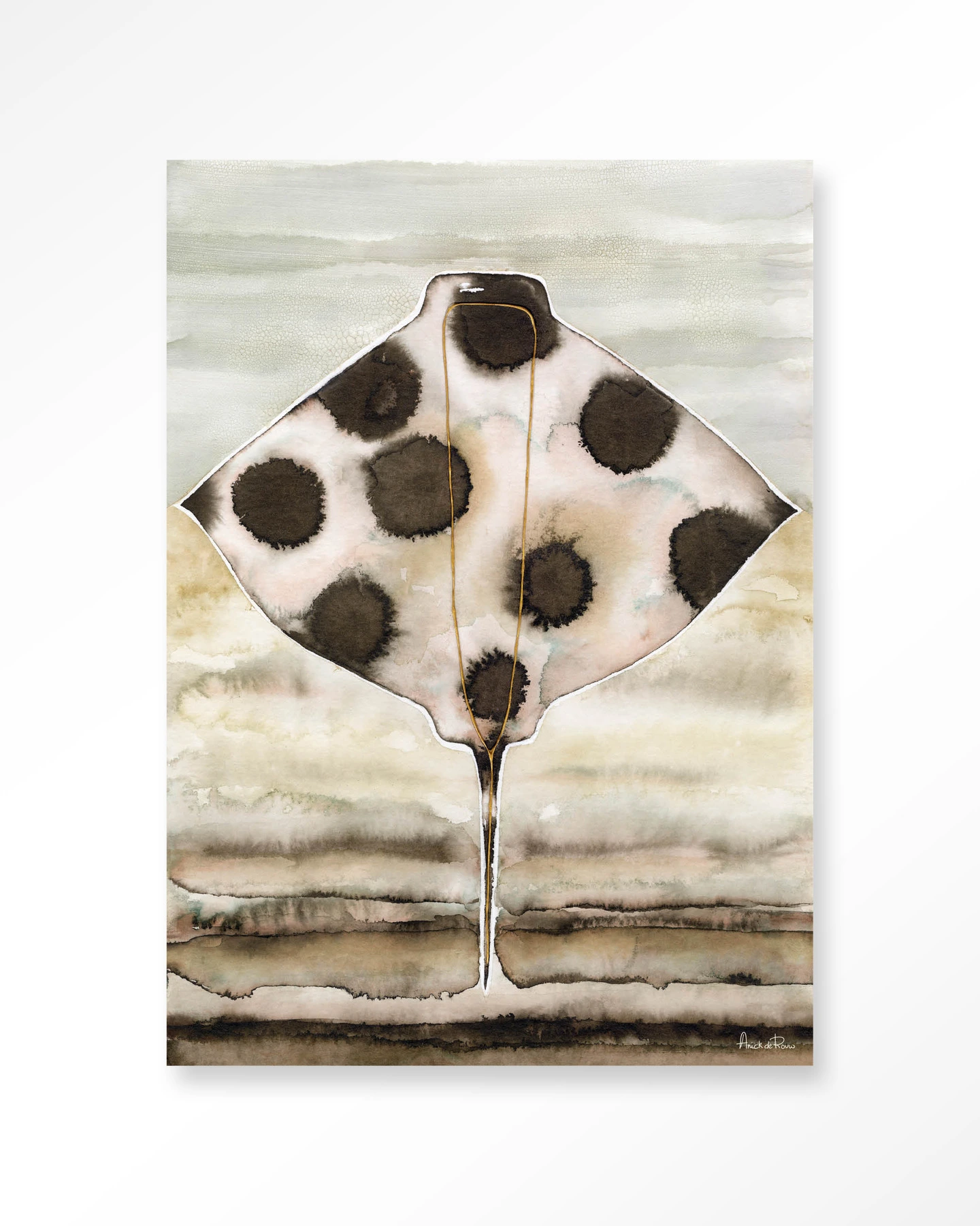 23001-eagle-ray Wandkleed Eagle Ray - 80x110 cm - Afbeelding 1