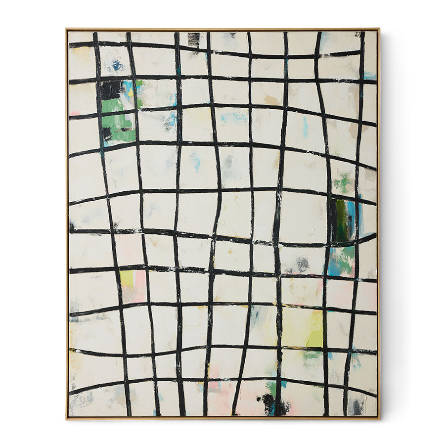 deco Framed artwork wired 131x163cm - Afbeelding 1