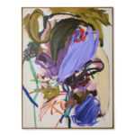 Framed artwork abstraction, 123x163cm