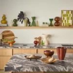Kandelaar Karn clay evergreen sprig - Afbeelding 2