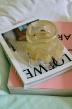 Candle holder low cream - Afbeelding 2