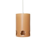 Ceramic pendant lamp peach