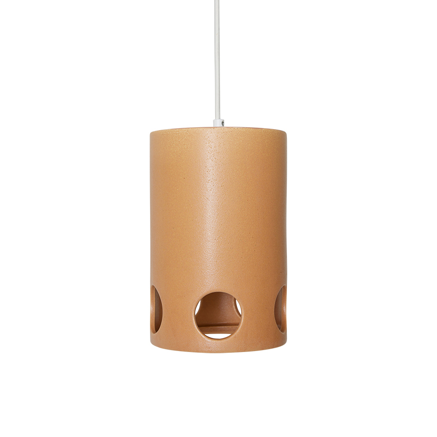 peachhh Ceramic pendant lamp peach - Afbeelding 1