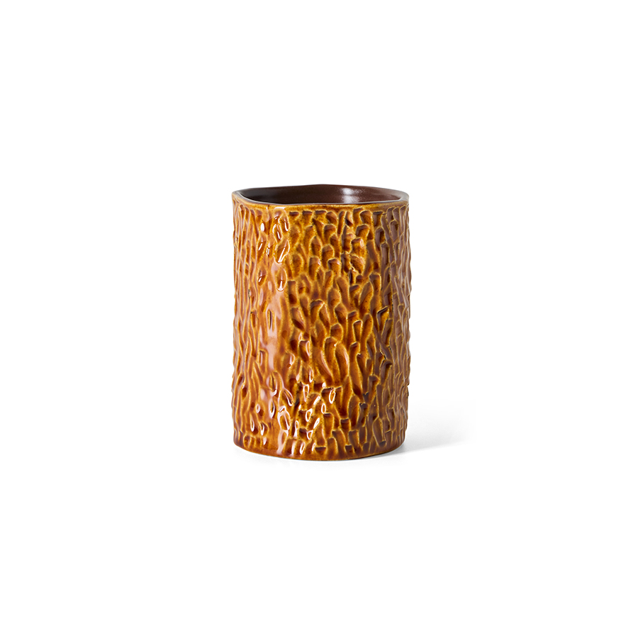 r Rugged vaas burnt caramel - Afbeelding 1